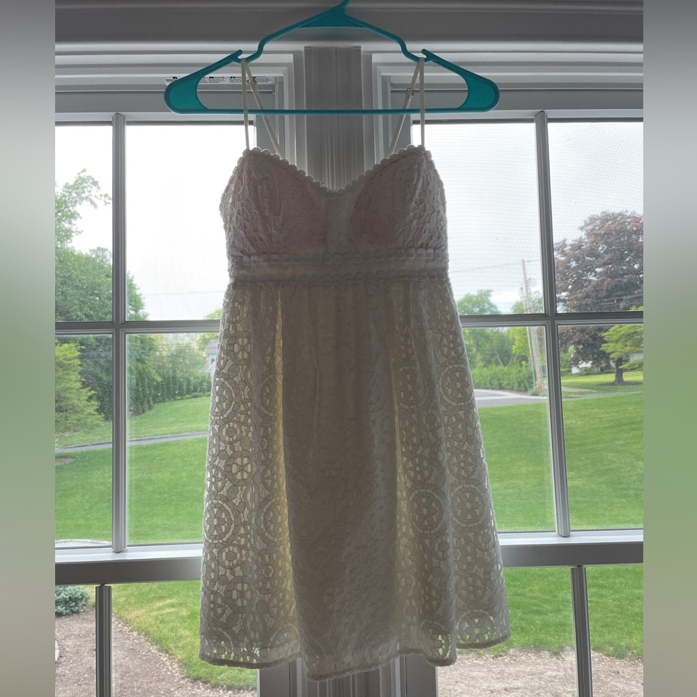 Lily Pulitzer White Lace Mini Dress